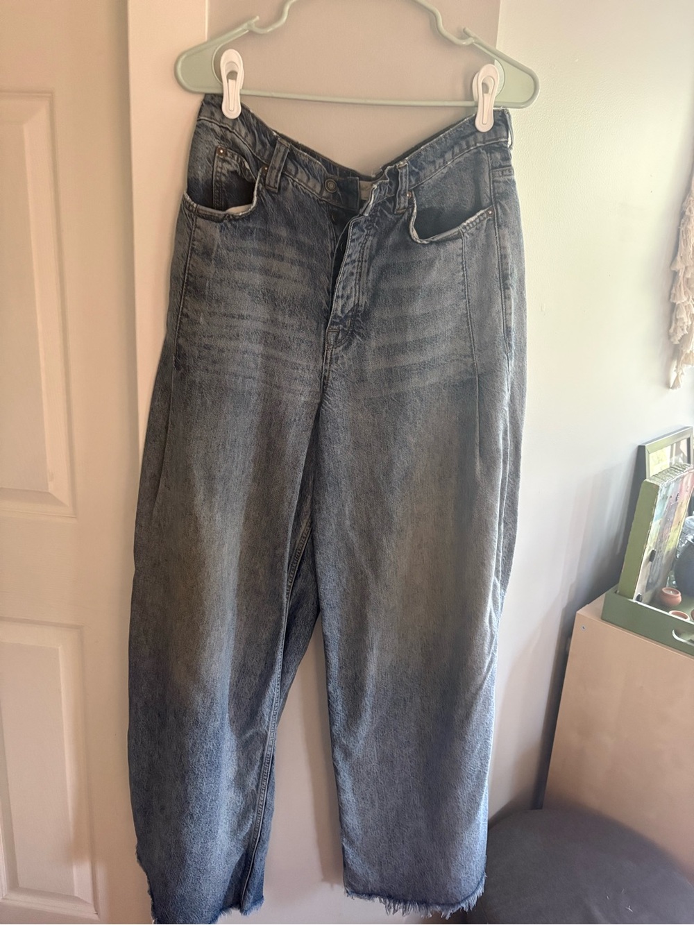 We the Free Old West Slouchy Jeans in Light Blue - Picture 2 of 9